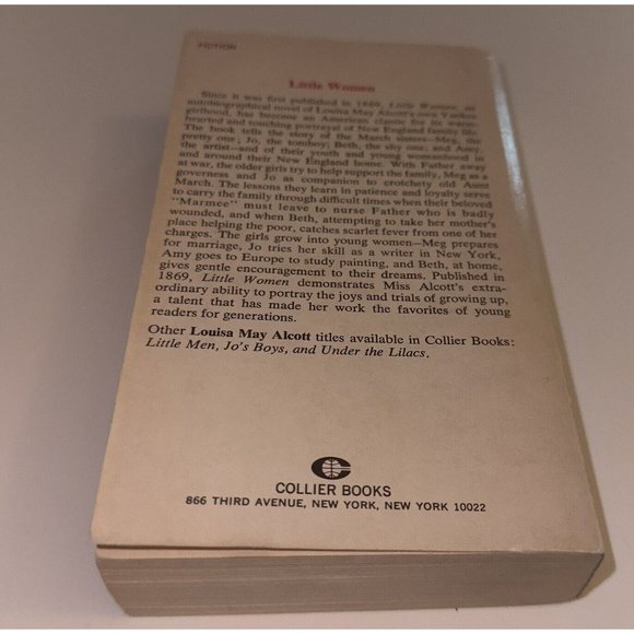 LITTLE WOMEN by Louisa May Alcott Collier paperback CLASSIC 15th Printing 1979 - Picture 9 of 9